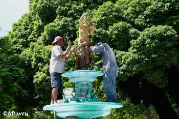 Fountain in Port of Spain