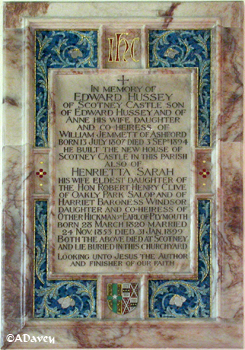 Edward Hussey, Scotney Castle